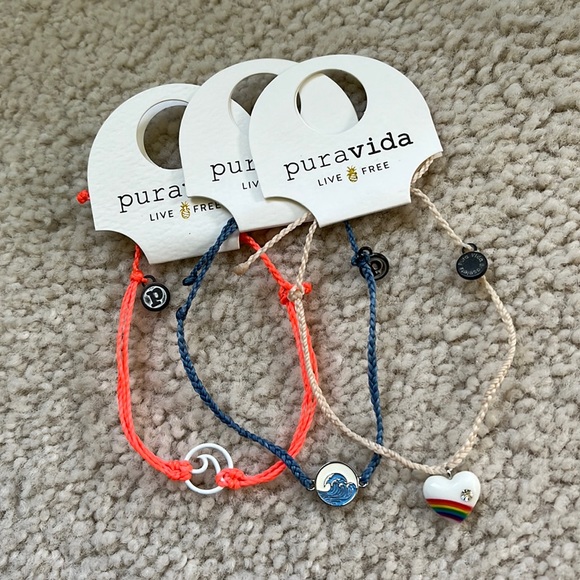 Set of 3 brand new Pura Vida bracelets - Picture 1 of 8
